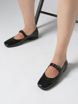 Sneakers Uit Leder Aliwell Zwart women A2717-vue-porte